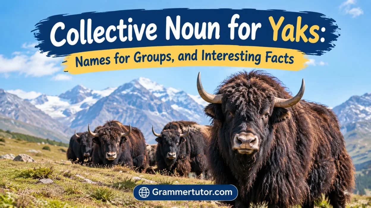Collective Noun for Yaks: Names for Groups, and Interesting Facts