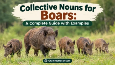 Collective Nouns for Boars: A Complete Guide with Examples