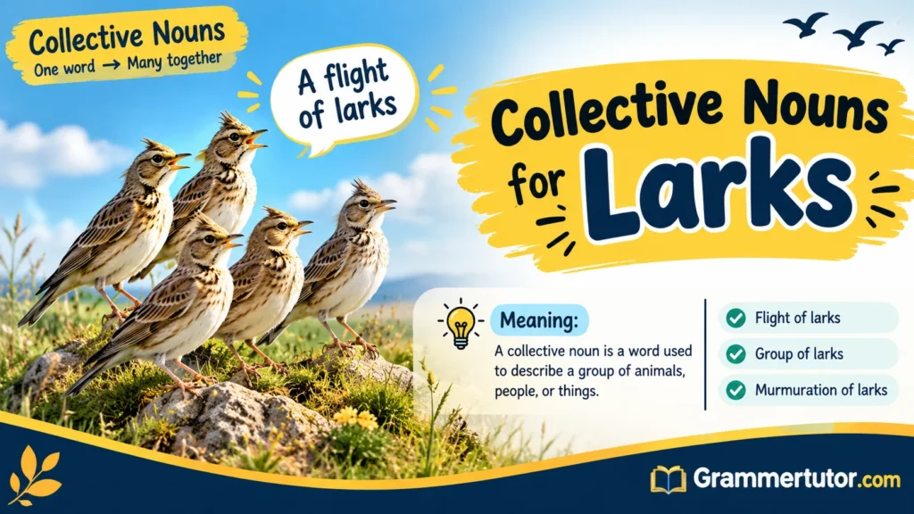 Collective Nouns for Larks