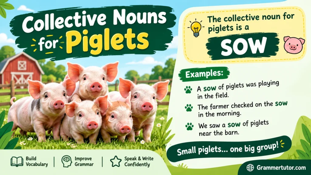 Collective Nouns for Piglets