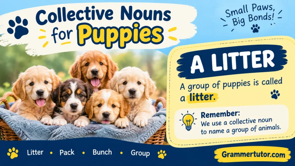 Collective Nouns for Puppies