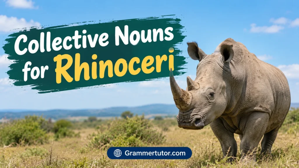 Collective Nouns for Rhinoceri