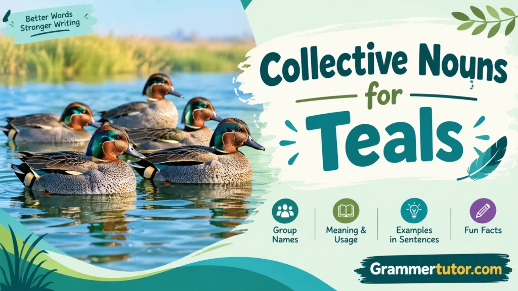 Collective Nouns for Teals