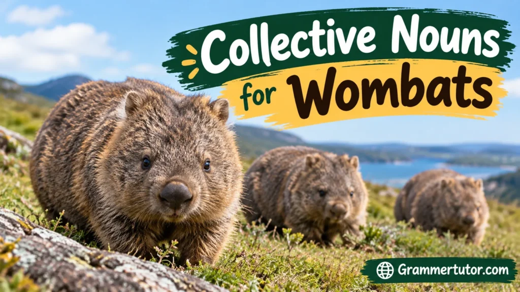 Collective Nouns for Wombats