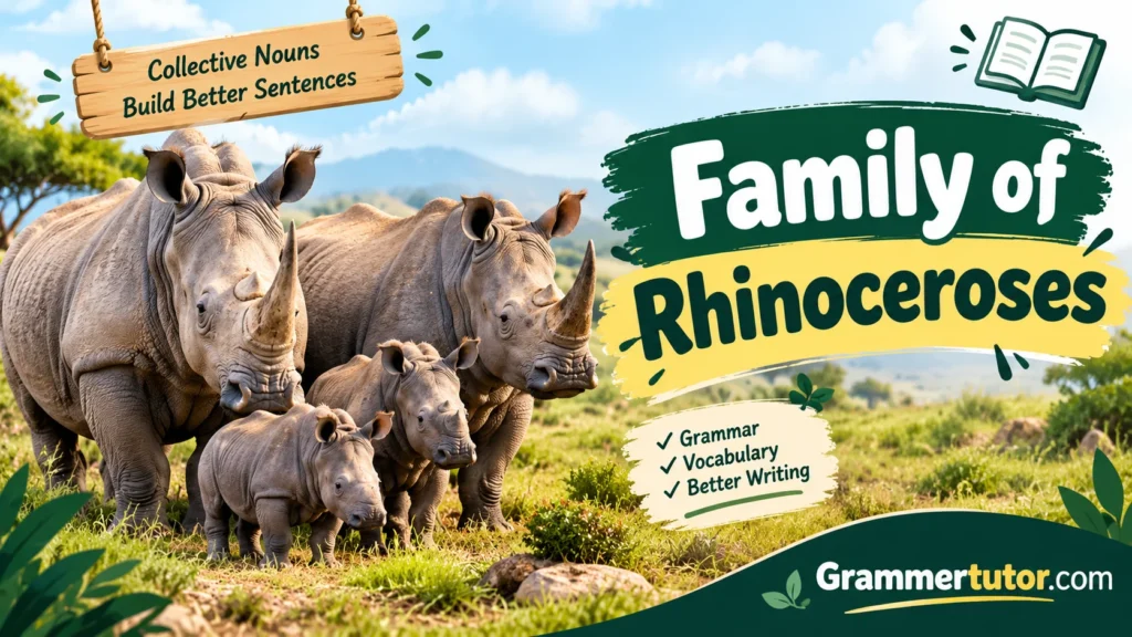 Family of Rhinoceroses