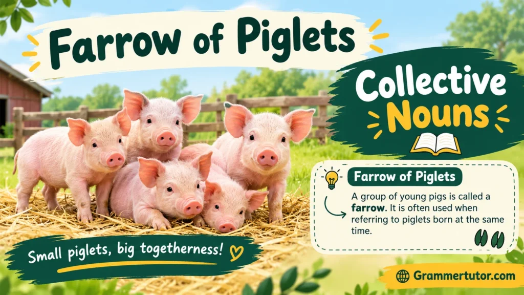 Farrow of Piglets