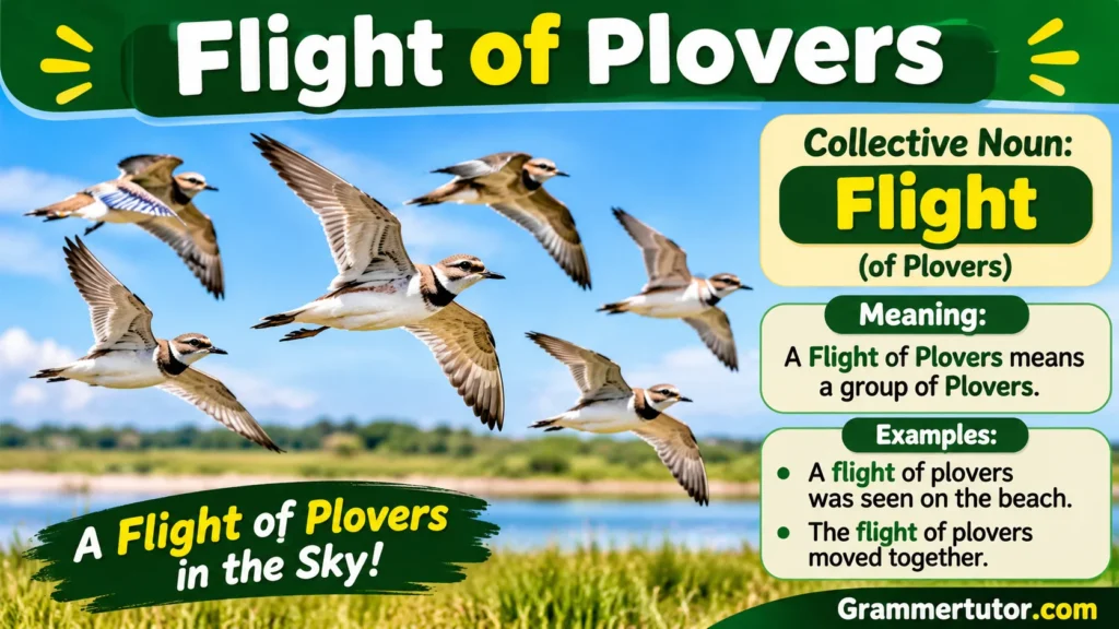 Flight of Plovers