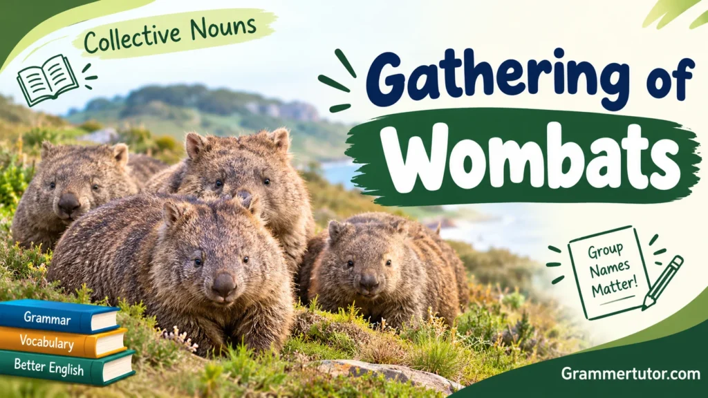 Gathering of Wombats