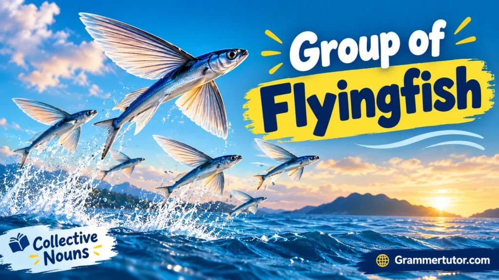 Group of Flyingfish