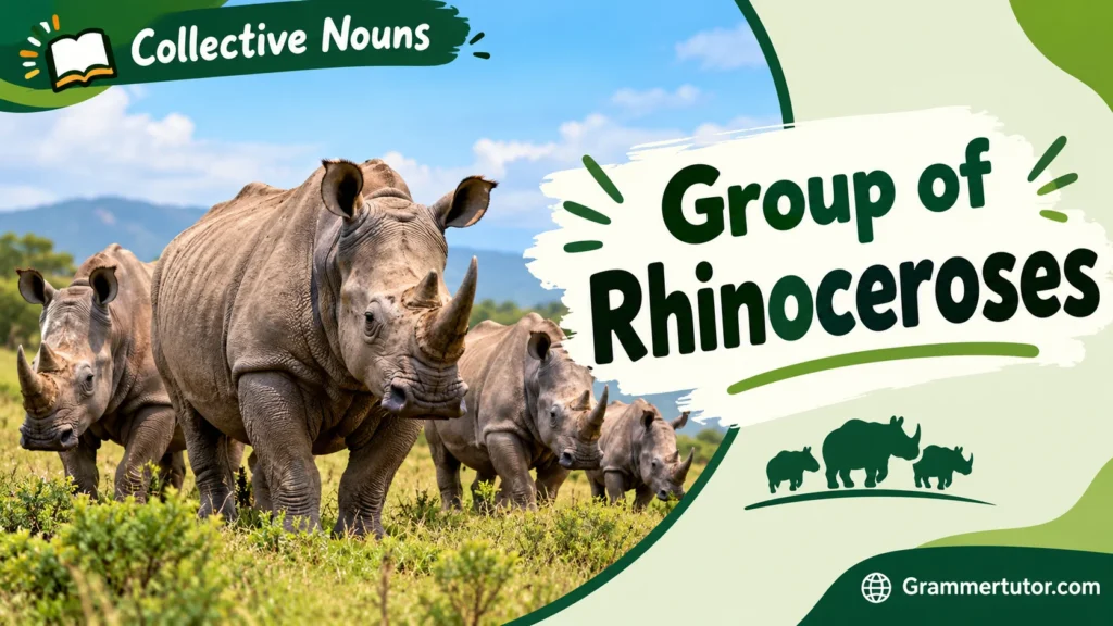 Group of Rhinoceroses