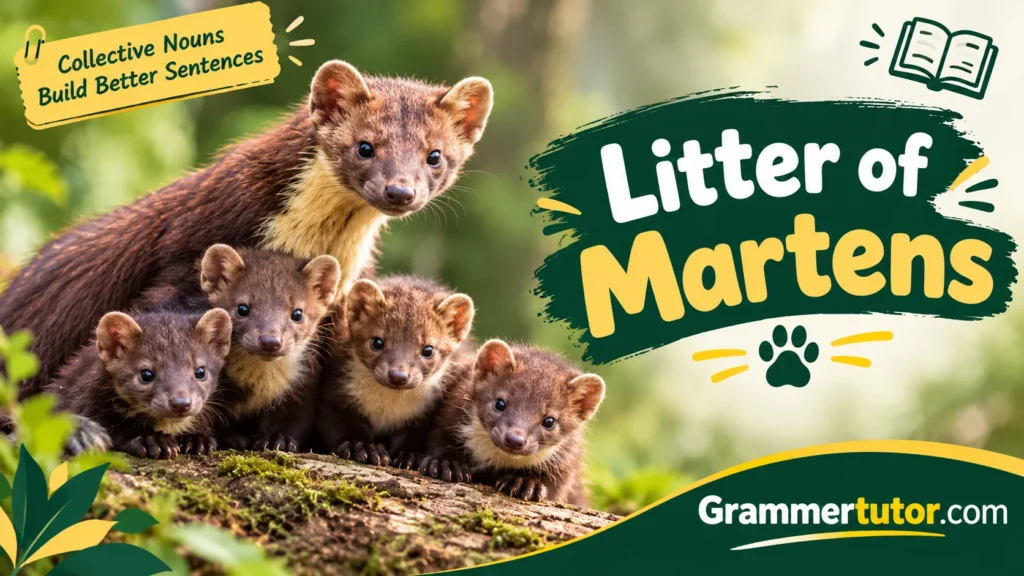 Litter of Martens