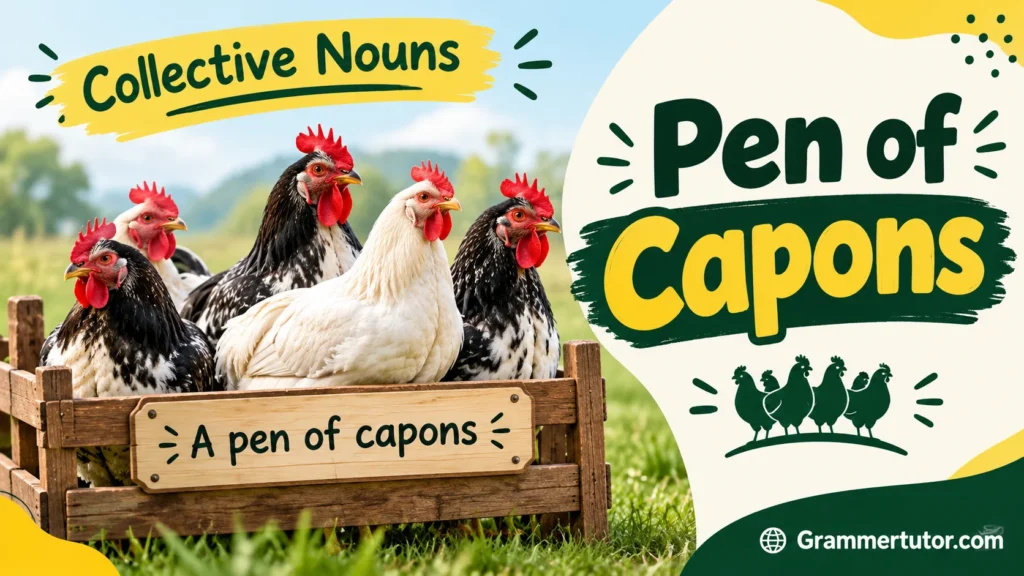 Pen of Capons