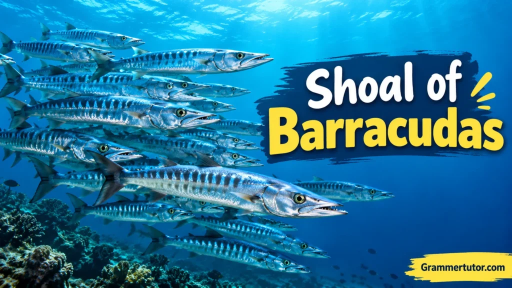 Shoal of Barracudas