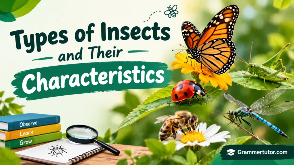 Types of Insects and Their Characteristics