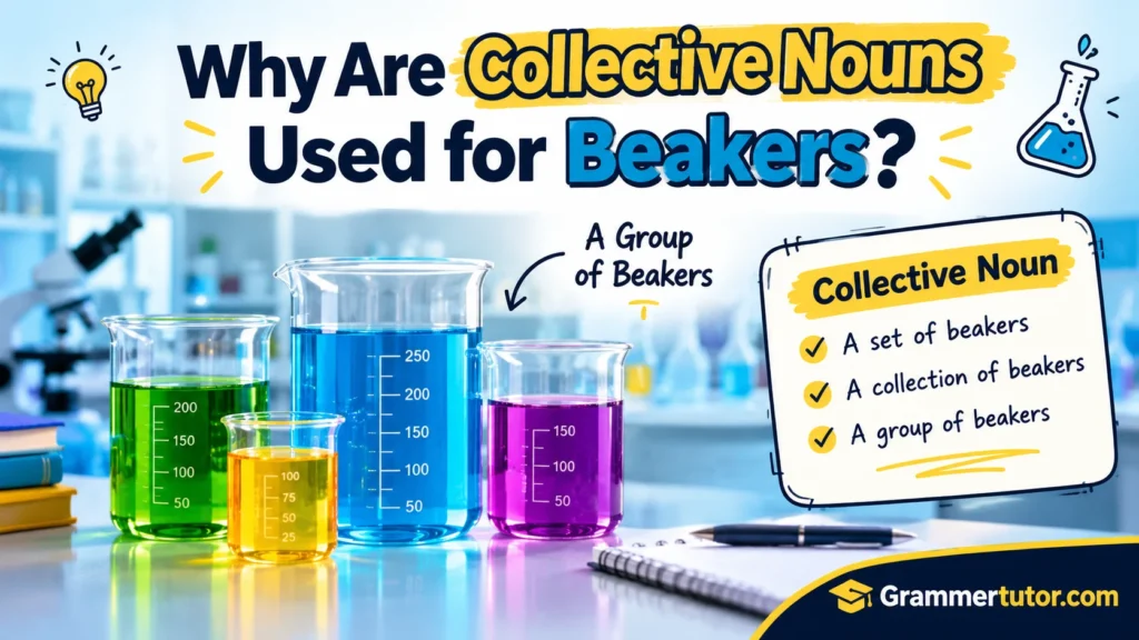 Why Are Collective Nouns Used for Beakers?