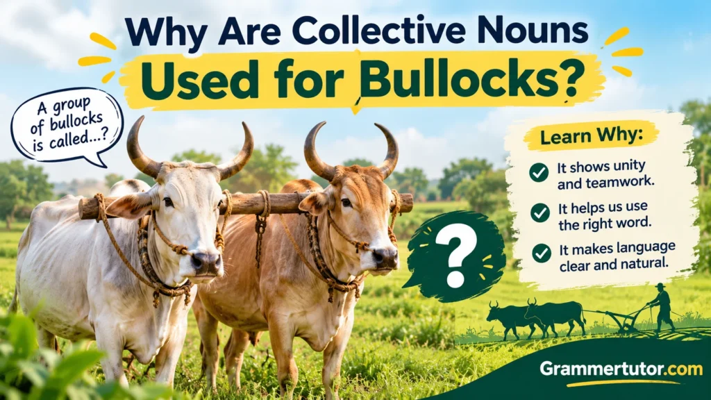 Why Are Collective Nouns Used for Bullocks?