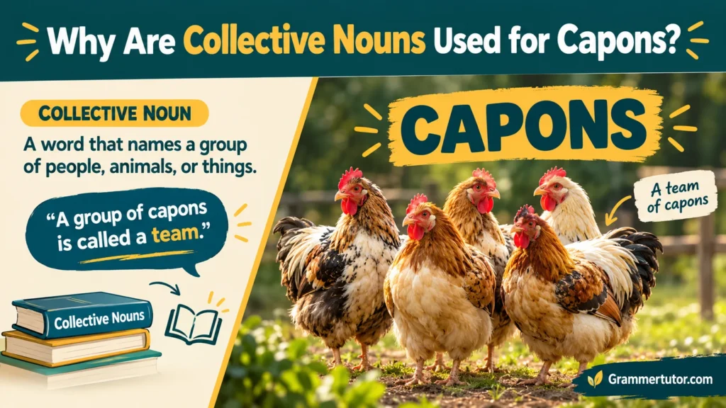 Why Are Collective Nouns Used for Capons?
