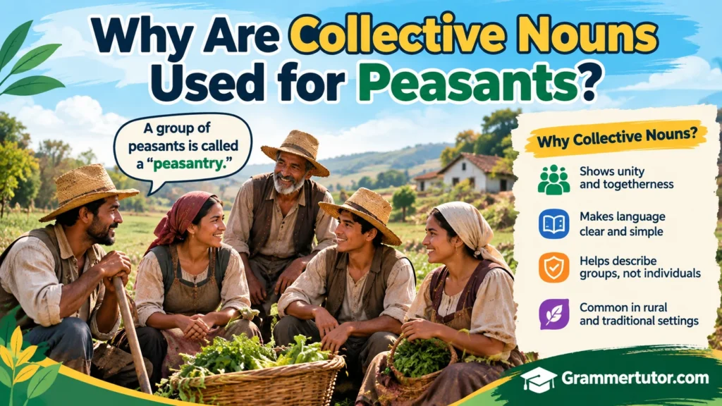 Why Are Collective Nouns Used for Peasants?