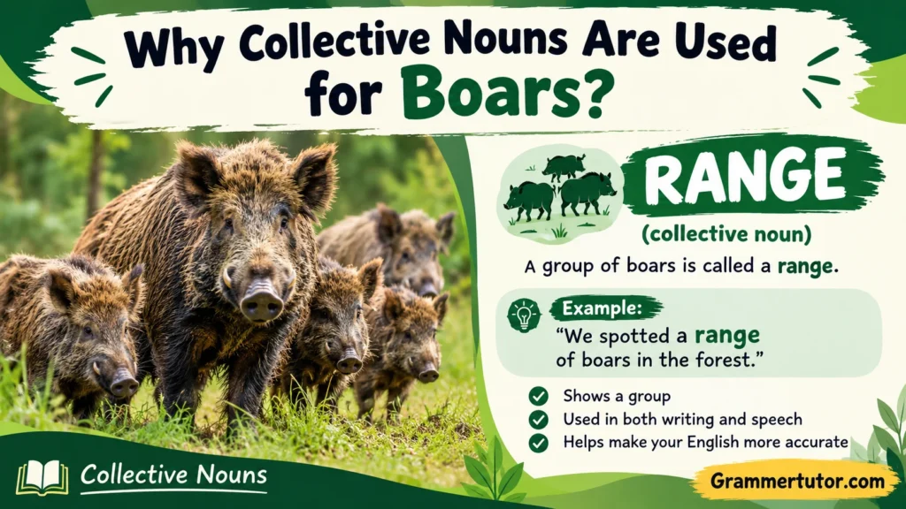 Why Collective Nouns Are Used for Boars